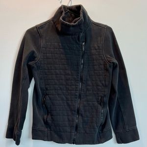 Lululemon quilted jacket, asymmetrical zipper. Size 2